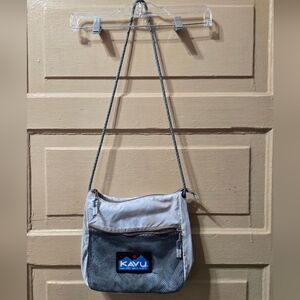 Kavu Wave Tie Dye Adult Garibaldi Go Crossbody Zipup Bag